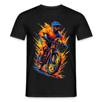 Cadeau cool pour VTTT VTT, - T-shirt homme - noir - Devant - AI Model Male 178 light (178cm)