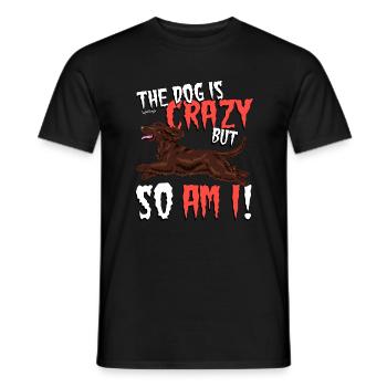 cockercrazy2 - Männer T-Shirt - Schwarz - Vorne - AI Model Male 178 light (178cm)
