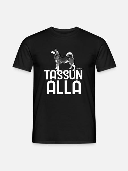 Jämtlanninpystykorva Tassu - Miesten T-paita - musta