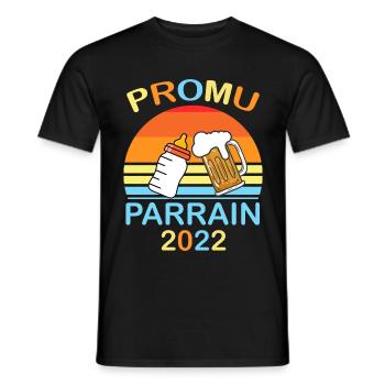 Promoted to Sponsor 2022 - Men's T-Shirt - black - Front - AI Model Male 178 light (178cm)