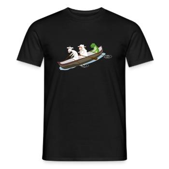 The Kremser rowers - Men's T-Shirt - black - Front - AI Model Male 178 light (178cm)