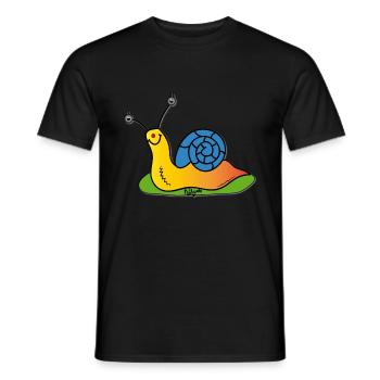 slug - Men's T-Shirt - black - Front - AI Model Male 178 light (178cm)