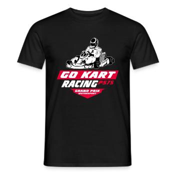 Karting - GoKart - Kart - Kart Racer - Men's T-Shirt - black - Front - AI Model Male 178 light (178cm)