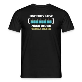 Funny Need More Yerba Mate Tea - Männer T-Shirt - Schwarz - Vorne - AI Model Male 178 light (178cm)