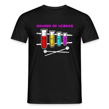Wissenschaft Chemie - Männer T-Shirt - Schwarz - Vorne - AI Model Male 178 light (178cm)