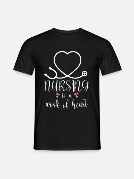 Nurse Nursing Hospital Nursing - Men's T-Shirt - black
