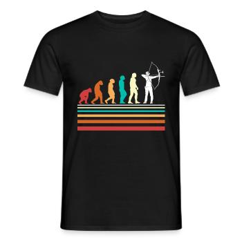 Archer Vintage Bow Bow Archer - Men's T-Shirt - black - Front - AI Model Male 178 light (178cm)