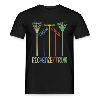 Garten Rechen Rechenzentrum - Männer T-Shirt - Schwarz - Vorne - AI Model Male 178 light (178cm)
