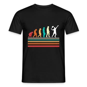 Tennis Vintage Sport Tennisspieler - T-shirt homme - noir - Devant - AI Model Male 178 light (178cm)