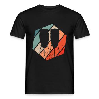 Congas Musiker Instrument Vintage Congaspieler - Männer T-Shirt - Schwarz - Vorne - AI Model Male 178 light (178cm)