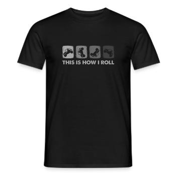 This Is How I Roll Off-Road SxS UTV - T-shirt homme - noir - Devant - AI Model Male 178 light (178cm)