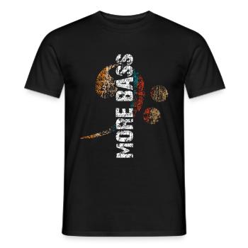 Plus Basse j’aime la basse - T-shirt homme - noir - Devant - AI Model Male 178 light (178cm)