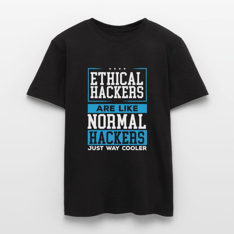 Ethical Hacking Programmer Online Cybersecurity Men’s T-shirt