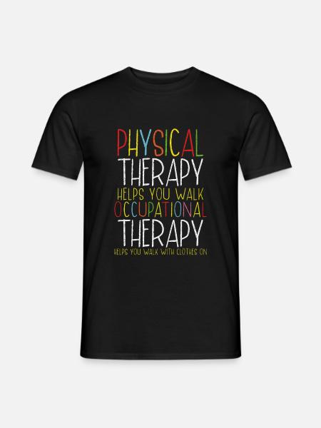 Therapy Assistant Occupational Therapist - Men's T-Shirt - black