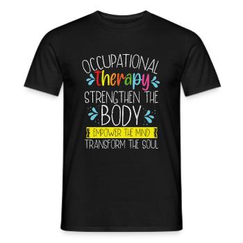 Occupational Therapy Assistant OTA Therapy - Men's T-Shirt - black - Front - AI Model Male 178 light (178cm)