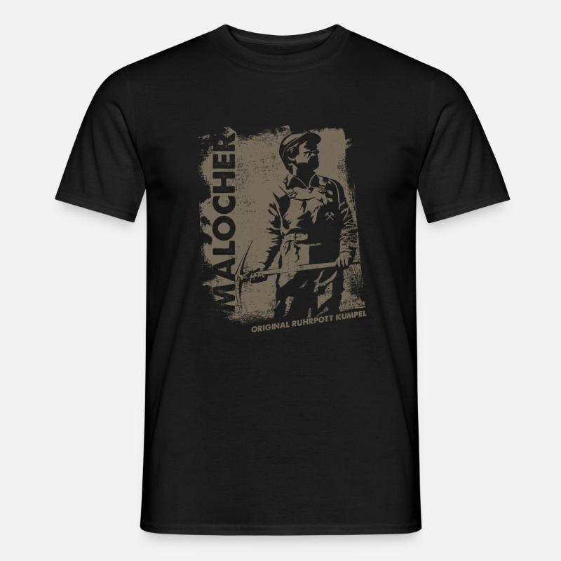 Original Ruhrpott Kumpel - Männer T-Shirt - Schwarz