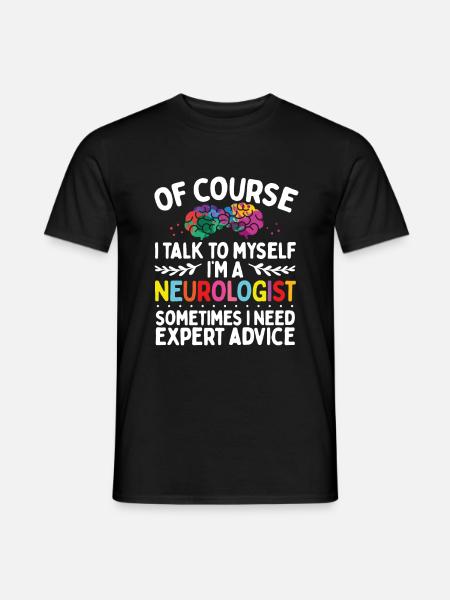 Neurologist Brain Surgery Brain Scan - Männer T-Shirt - Schwarz