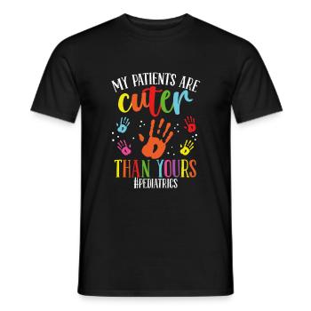 Pediatric Nurse My Patients are Cute PEDS Nurse - Männer T-Shirt - Schwarz - Vorne - AI Model Male 178 light (178cm)