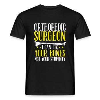 Orthopedic Bone Medical Doctor Orthopedist - Männer T-Shirt - Schwarz - Vorne - AI Model Male 178 light (178cm)