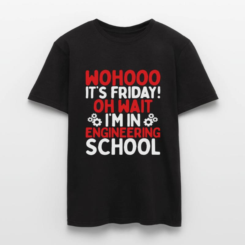Engineering Study Guide Engineering Student School Männer T-Shirt