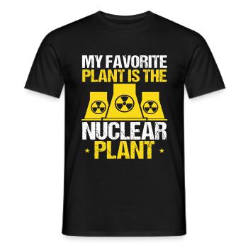 Nuclear Engineer Superpower Engineering Student - Männer T-Shirt - Schwarz - Vorne - AI Model Male 178 light (178cm)