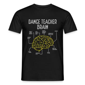 Dance Teacher Choreographer Dancer Dance Teaching - Men's T-Shirt - black - Front - AI Model Male 178 light (178cm)