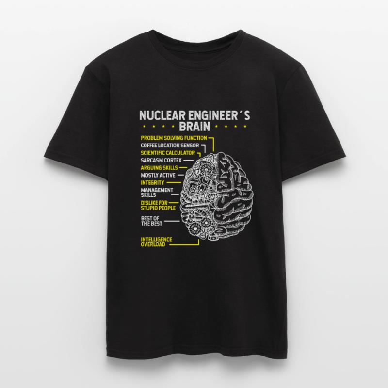Nuclear Engineering Uranium Nuclear Engineering Männer T-Shirt