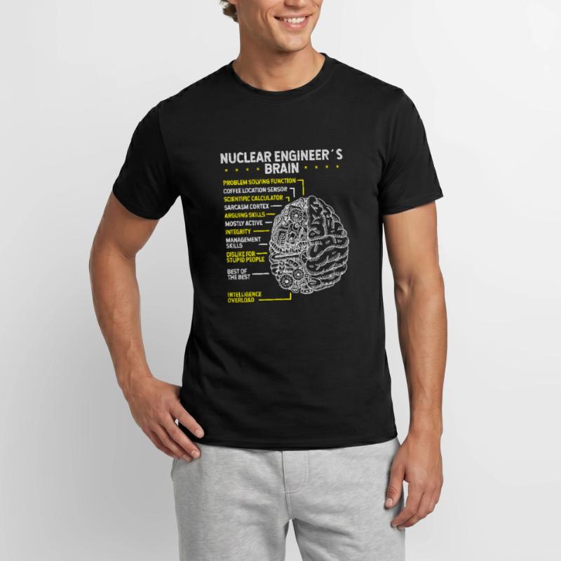 Nuclear Engineering Uranium Nuclear Engineering Männer T-Shirt