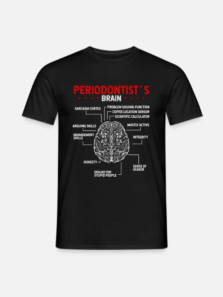 Dentifrice parodontiste recommandé parodontiste - T-shirt homme - noir