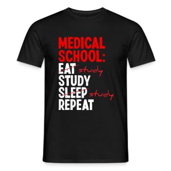 Medical School Essentials Medical School - Männer T-Shirt - Schwarz - Vorne - AI Model Male 178 light (178cm)