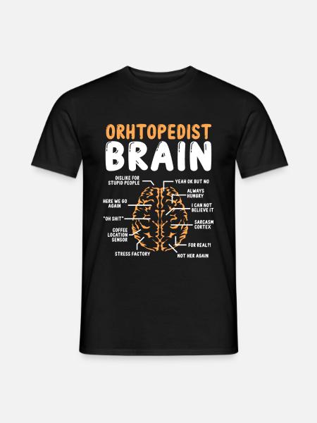 Ortopedico per Lavoro Ortopedico Medico Accessorio - T-shirt uomo - nero