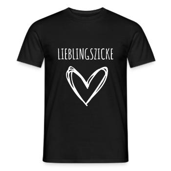 Lieblingszicke Paar LGBTQ Pärchen Gay Paar - Männer T-Shirt - Schwarz - Vorne - AI Model Male 178 light (178cm)