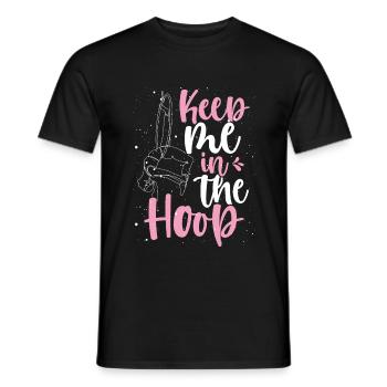 Danse de cerceau aérien Cerceau aérien pour enfants Aerialist - T-shirt homme - noir - Devant - AI Model Male 178 light (178cm)