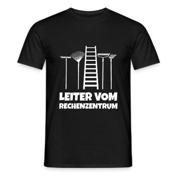 Leiter vom Rechenzentrum Gärtner Garten Gärtnerei - Männer T-Shirt - Schwarz - Vorne - AI Model Male 178 light (178cm)
