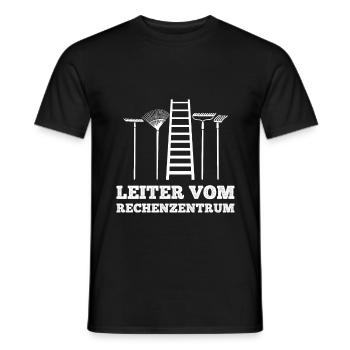 Leiter vom Rechenzentrum Gärtner Garten Gärtnerei - Männer T-Shirt - Schwarz - Vorne - AI Model Male 178 light (178cm)