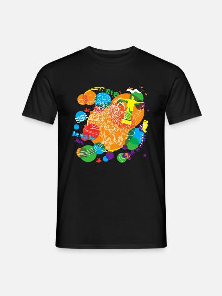 Brazil - Men's T-Shirt - black