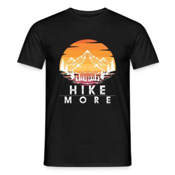 Alpiniste cadeau randonneurs randonneurs - T-shirt homme - noir - Devant - AI Model Male 178 light (178cm)