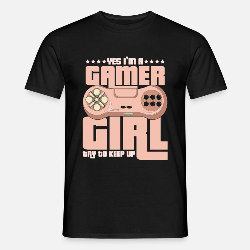 Gaming - Männer T-Shirt - Schwarz
