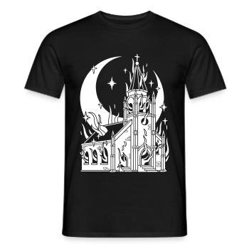 Light of Truth - Männer T-Shirt - Schwarz - Vorne - AI Model Male 178 light (178cm)