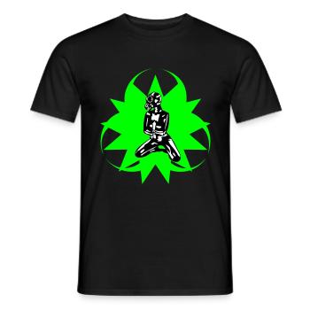 Fetish Girl - Men's T-Shirt - black - Front - AI Model Male 178 light (178cm)