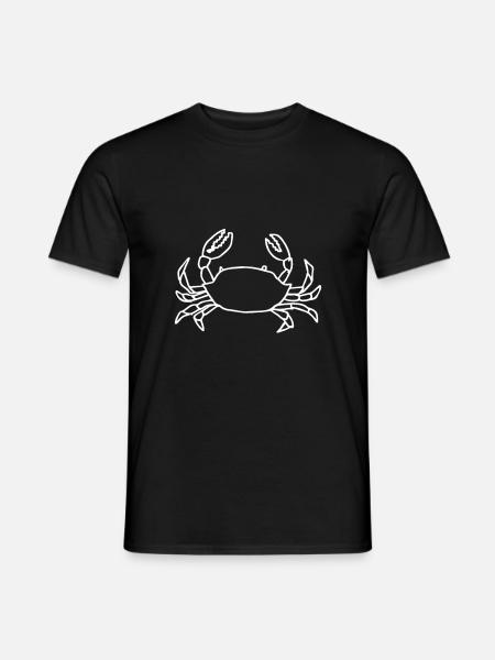Krebs - Männer T-Shirt - Schwarz