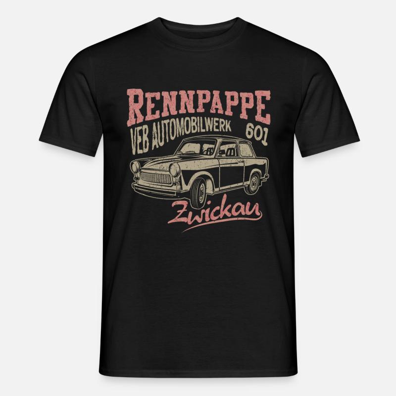  601 Rennpappe - Männer T-Shirt - Schwarz