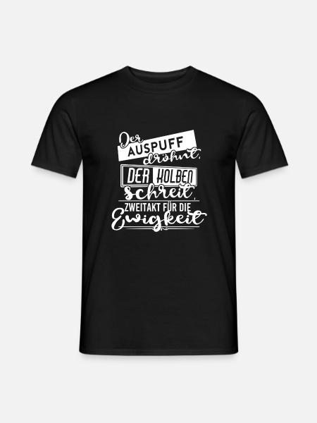 Ich und mein Zweitakter - Männer T-Shirt - Schwarz