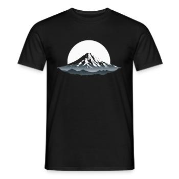 Majesté de la montagne - T-shirt homme - noir - Devant - AI Model Male 178 light (178cm)