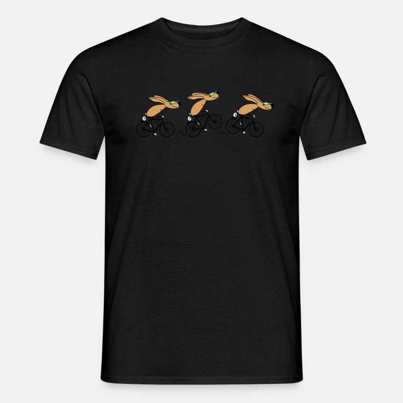 Bicycle rabbit funny - Men's T-Shirt - undefined