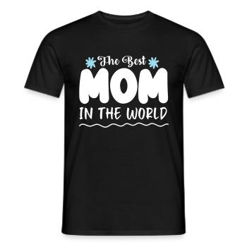 La Meilleure Maman Au Monde Meilleure Maman Maman - T-shirt homme - noir - Devant - AI Model Male 178 light (178cm)
