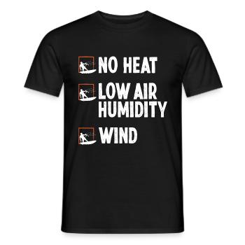 Kiteboarder Kitesurfing Kitesurf Wind Kiteboard - T-shirt homme - noir - Devant - AI Model Male 178 light (178cm)