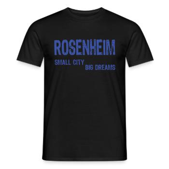 Rosenheim - Men's T-Shirt - black - Front - AI Model Male 178 light (178cm)