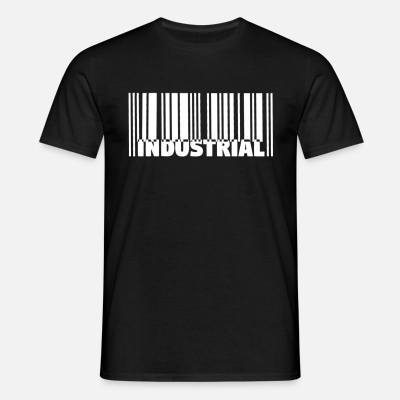 Industrial barcode barcode - Men's T-Shirt - black