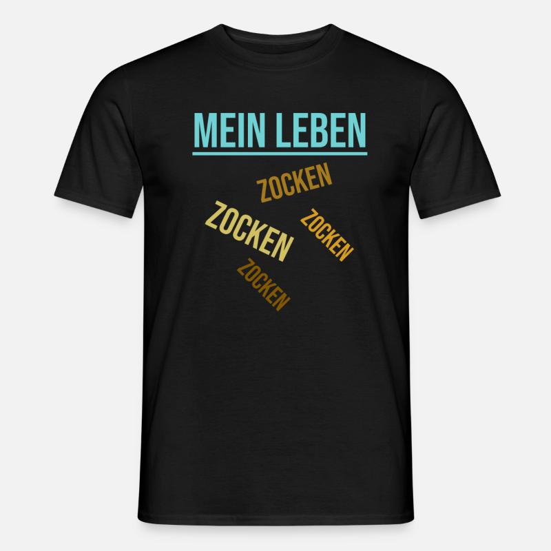 GAMING - Männer T-Shirt - Schwarz